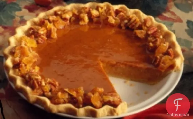 Torta de abóbora com melaço e especiarias