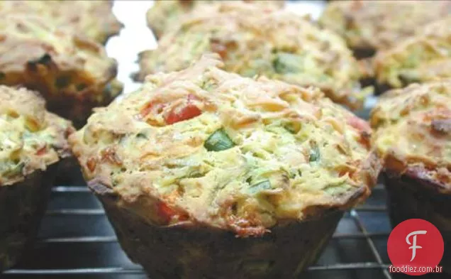 Muffins De Aveia De Maçã De Abóbora