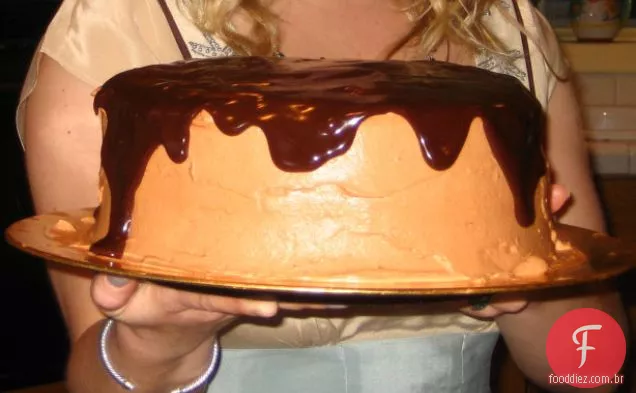 Bolo De Abóbora Com Chocolate Envidraçado