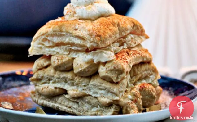 Abóbora-Cream Cheese Napoleons