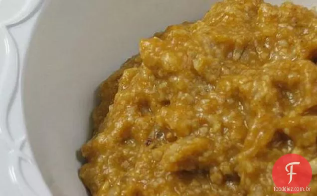 Torta De Abóbora Saudável Aveia