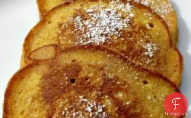 Panquecas fofas de especiarias de abóbora do zero