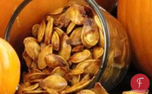 Sementes de abóbora doces e picantes