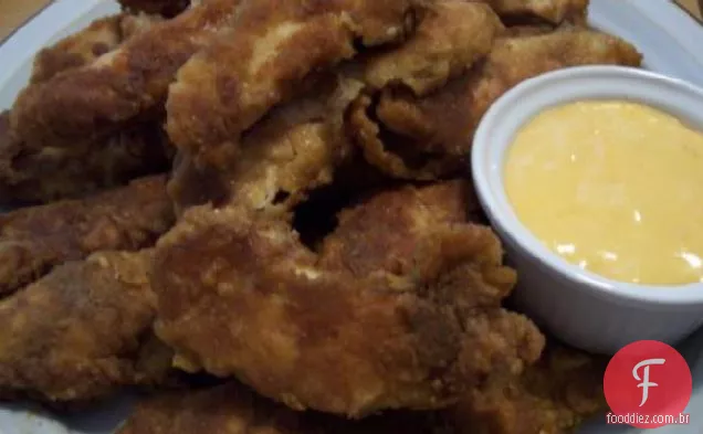 Os dedos de frango com crosta de pretzel de Rachael Ray e abobrinha