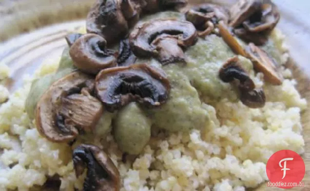 Molho Alfredo Cremoso De Cogumelos