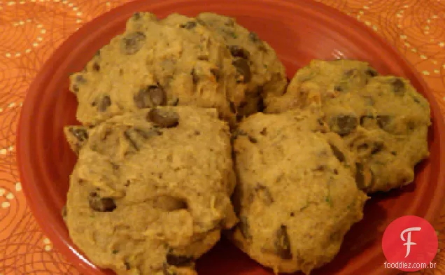 Biscoitos De Manteiga De Amendoim De Abobrinha