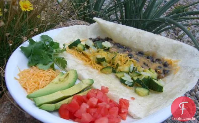 Verde Chile Calabasitas Burritos