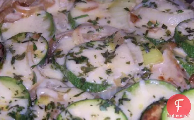 Abobrinha Refogada Com Gruyere