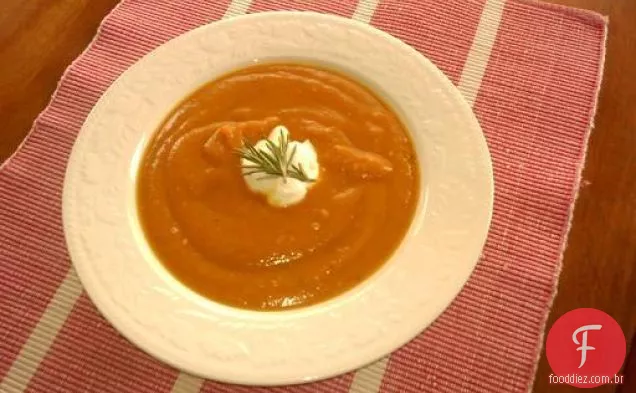 Sopa De Abóbora Assada