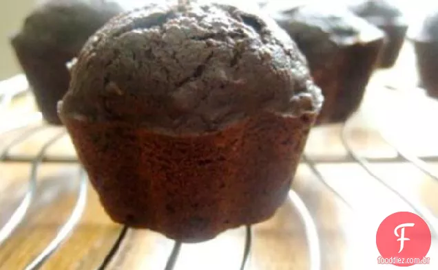 Sem Muffins De Abobrinha De Chocolate Gordo