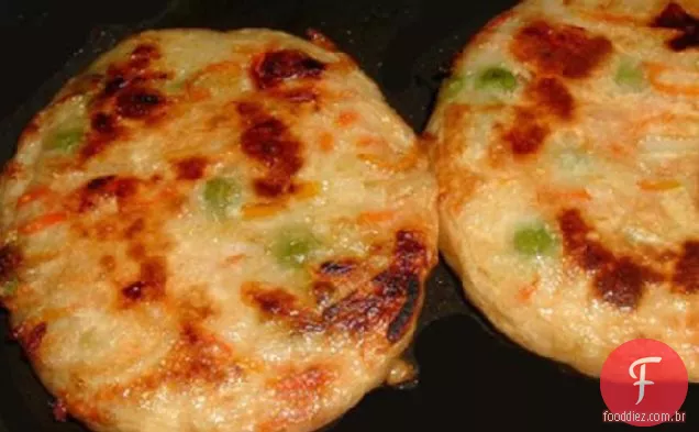 Frango Tempura Panquecas