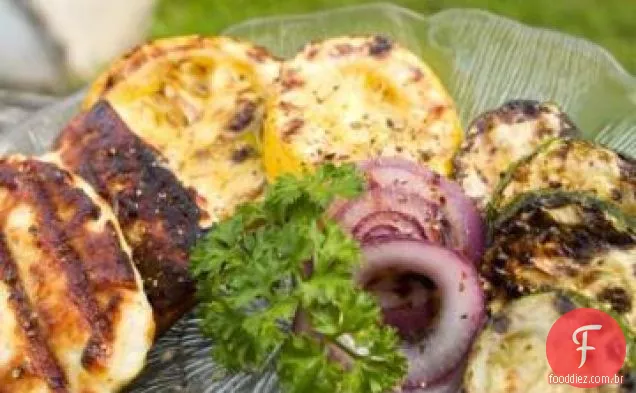Salada De Aperitivo Halloumi Grelhada
