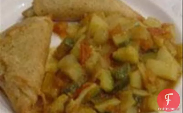 Batata E Abobrinha Curry