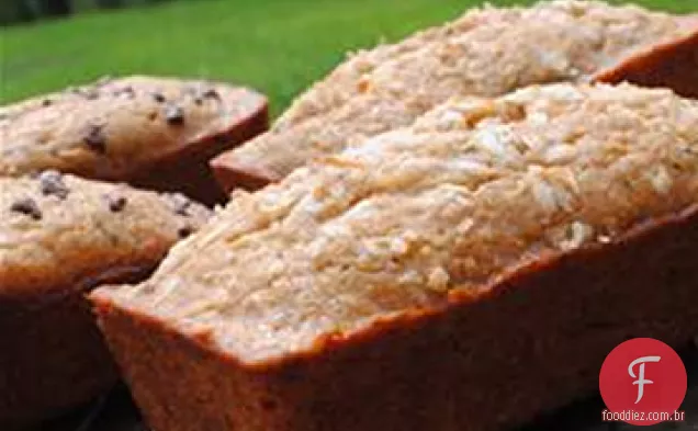 Pão De Abobrinha Com Manteiga De Mel