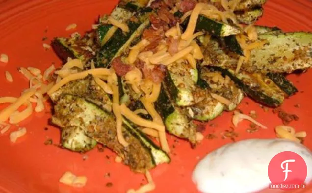 Batatas Fritas Mexicanas Do Forno Da Abobrinha