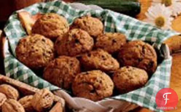 Zucchini-Chocolate Chip Muffins