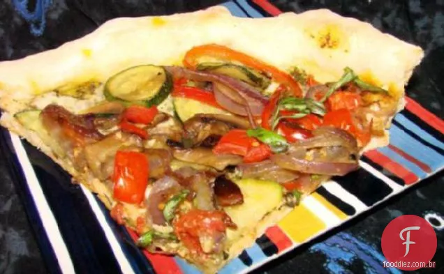 Pizza De Quatro Vegetais (Receita De Dieta De Barriga Lisa)