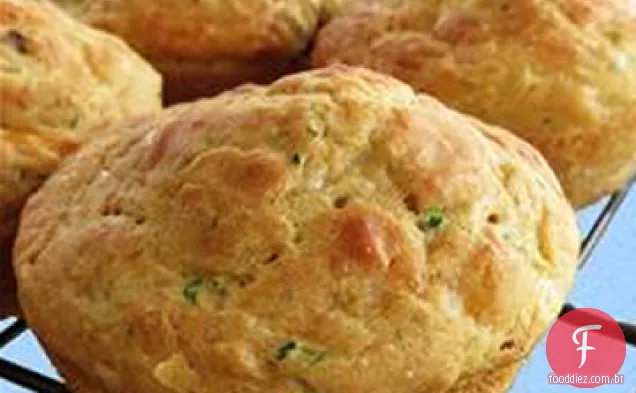 Bolinhos Salgados De Abobrinha Cheddar
