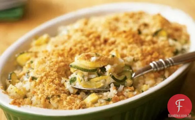 Double-Squash Basmati Gratin