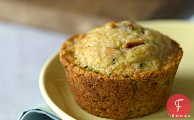 Receita De Muffins De Abobrinha E Pinhão