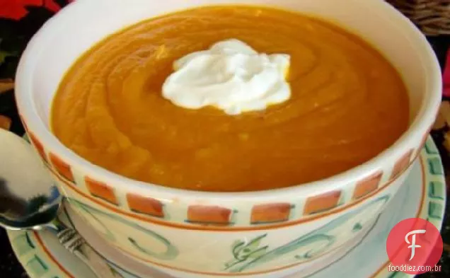 Sopa De Abóbora Assada