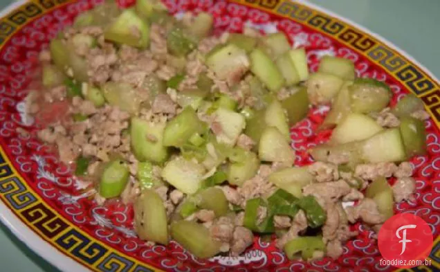 Frite Opo Com Carne De Porco Moída