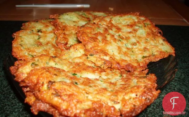 Quesadillas de azeitona e queijo de abobrinha