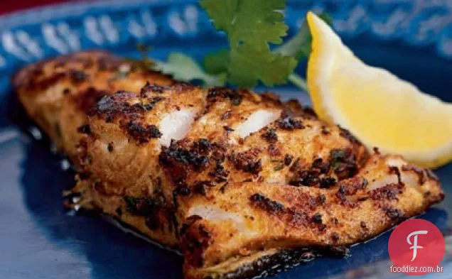 Robalo Crusted com especiarias marroquinas