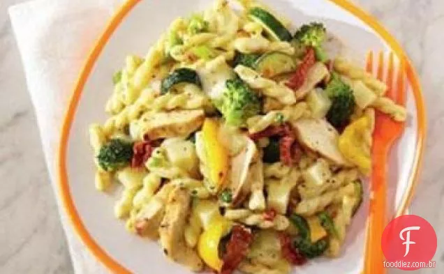 Crock Pot Frango Macarrão Com Gouda Defumado
