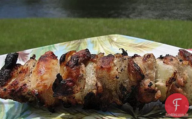 Parcelas De Frango Com Curry