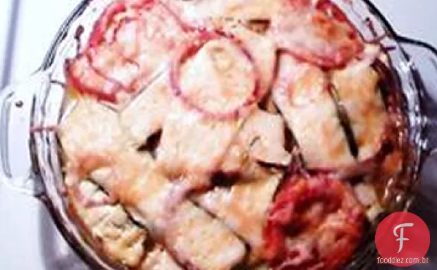 Caçarola de abóbora e abobrinha