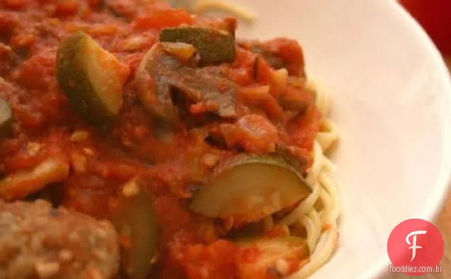Molho De Espaguete Muito Vegetariano