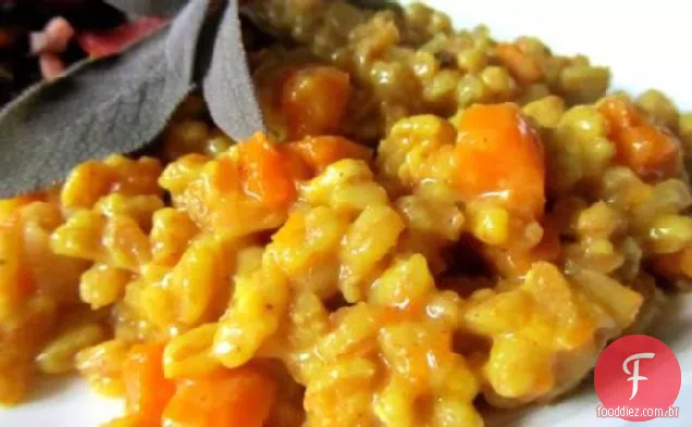 Risoto Farro Com Abóbora