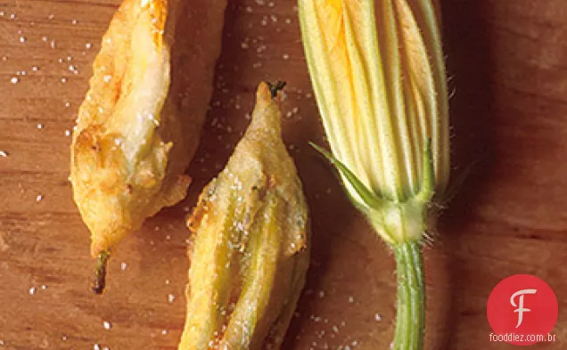 Massa Frito Recheado Squash Flores