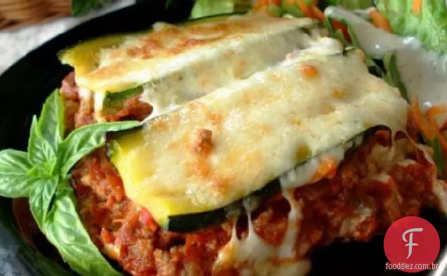 Lasanha De Abobrinha ( Lasanha) - Low Carb