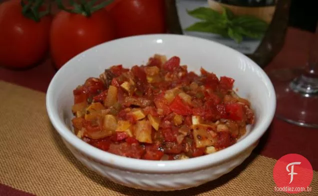 Tofu tailandês e abóbora de Inverno