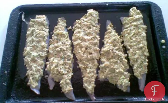 Palitos de abobrinha parmesão Frito de Kittencal