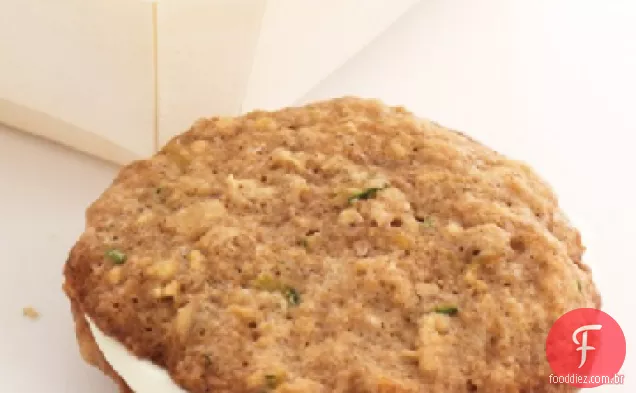 Zucchini Nut Bread Cookie Sandwiches