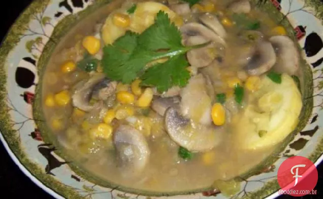 Sopa de pimenta, frango e milho (Ww Core)
