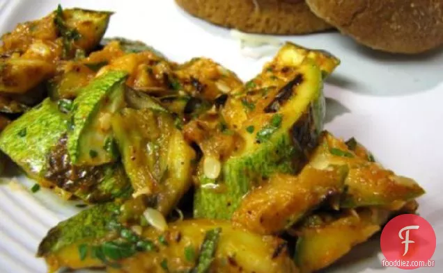 Salada De Abobrinha Grelhada