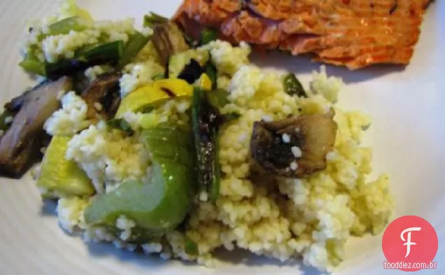 Salada De Cuscuz Vegetal Assada