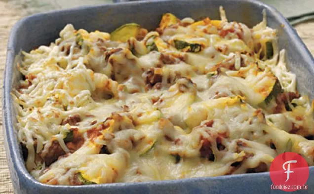 Caçarola Italiana de carne e Polenta