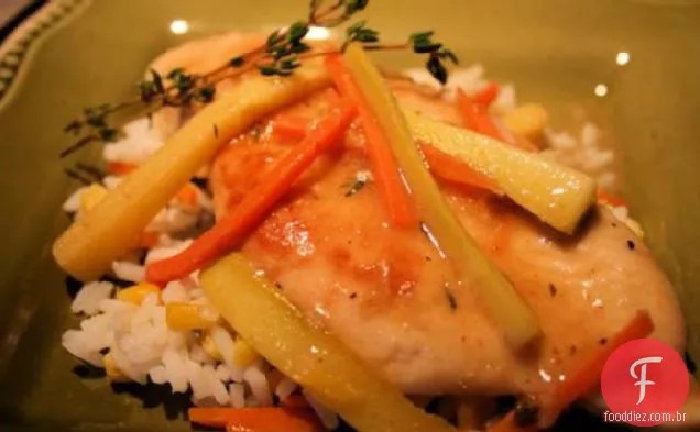 Frango Vegetal Francese