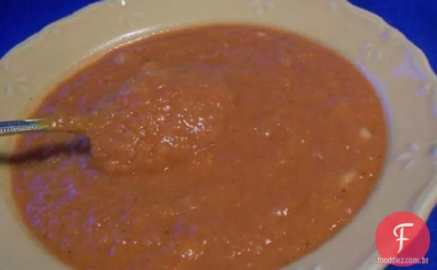 Abóbora e Sopa De Feijão Branco