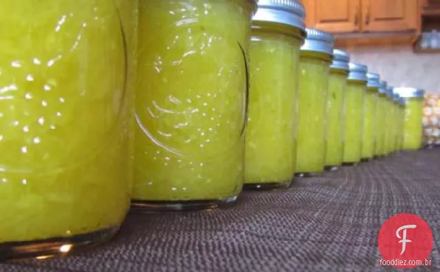 Mock pedaço de abacaxi enlatado ou esmagado (Banho De Água)