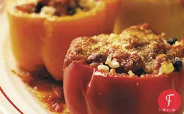 Pimentos Recheados Vegetarianos