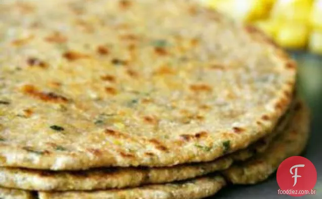 Pão De Milho Indiano (Makai Ki Roti)