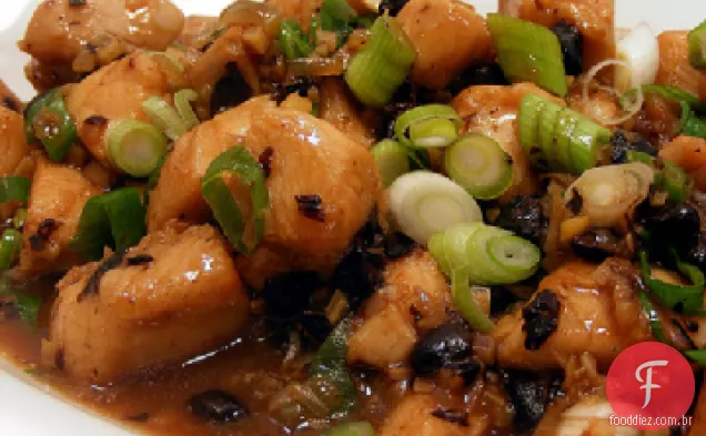 Frango De Feijão Preto Saudável