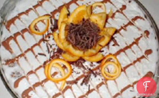 Cheesecake Laranja-Chocolate Twist