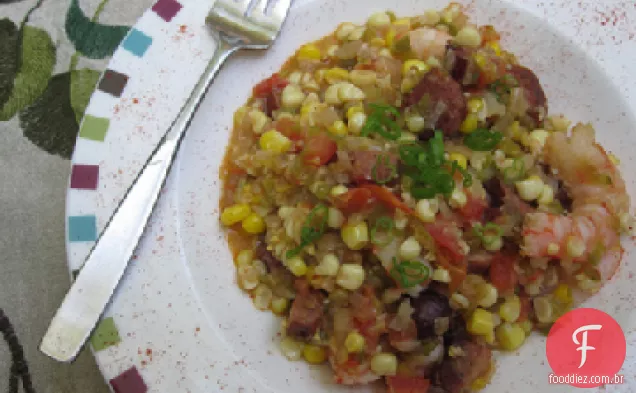 Doce e picante Maque Choux